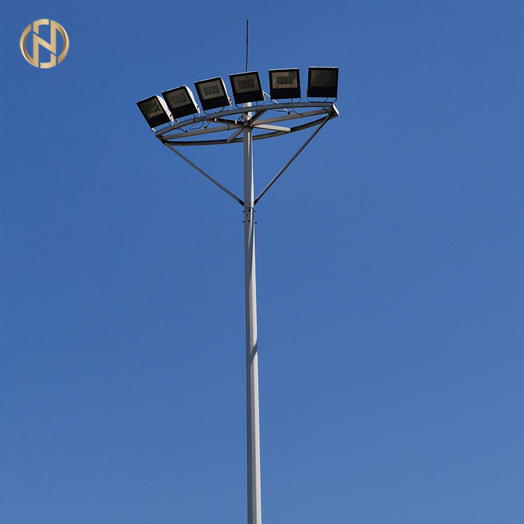 FUTAO 20M 25M 30M High Mast Lighting Pole For Stadium