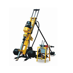 Small mining quarry construction portable DTH borehole electric mini water well drilling rig HQD100