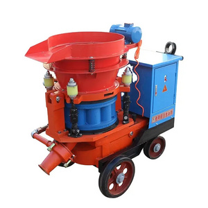 New devised multifunctional rotor type dry and wet gunite shotcrete machine for concrete mortar refractory sand pea gravel