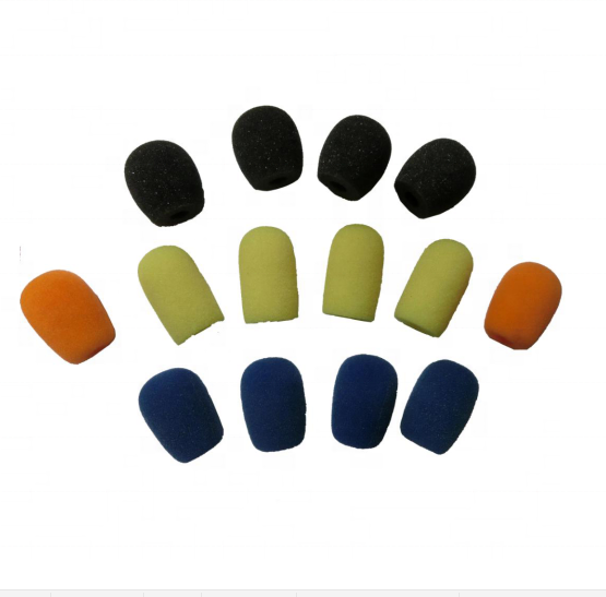 Dispassable microphone covers foam 30*20*8MM round shape mini headset microphone sponge