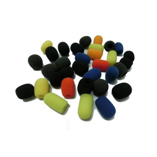 Dispassable microphone covers foam 30*20*8MM round shape mini headset microphone sponge