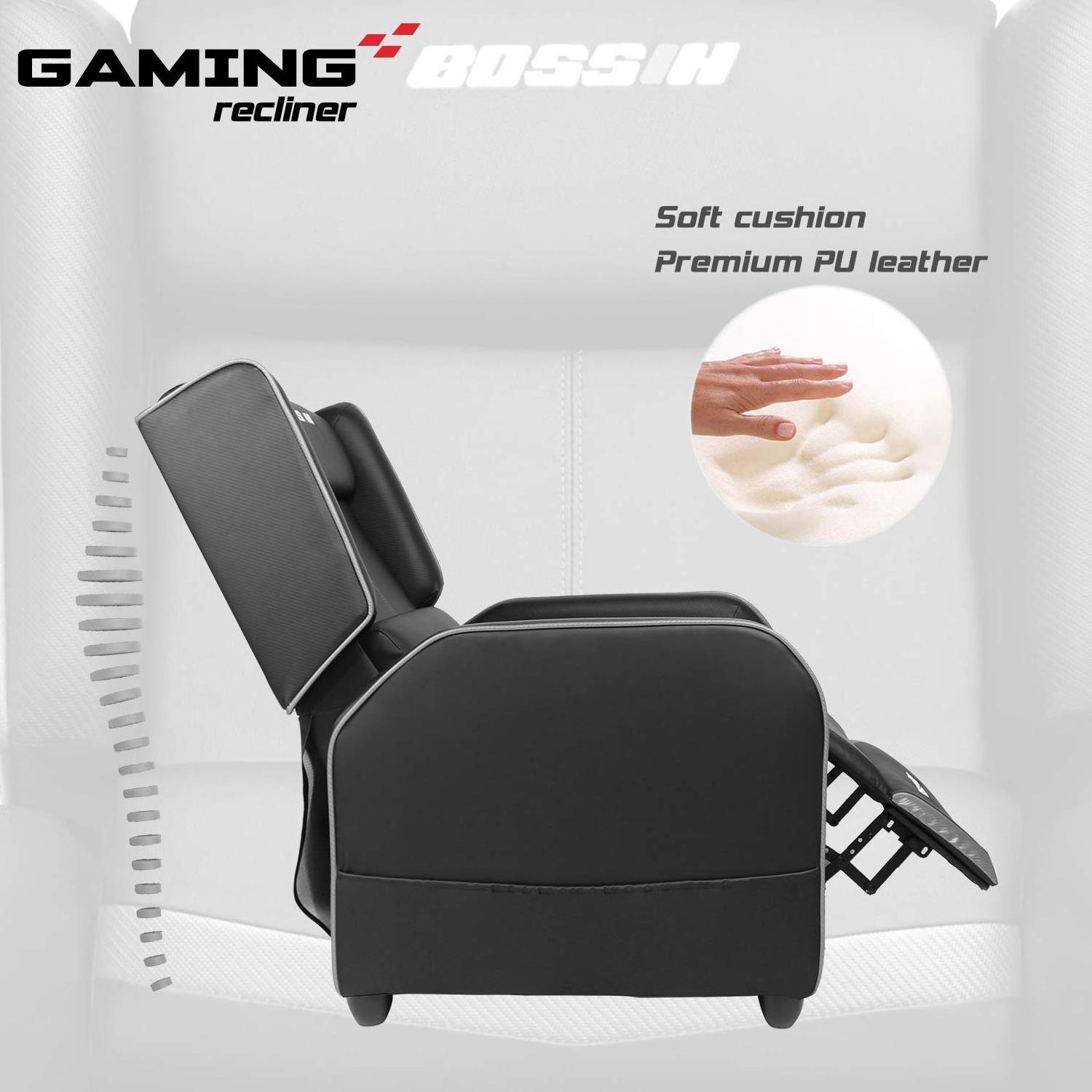 Comfort PU leather swivel rocking recliner gaming sofa chair couch chair