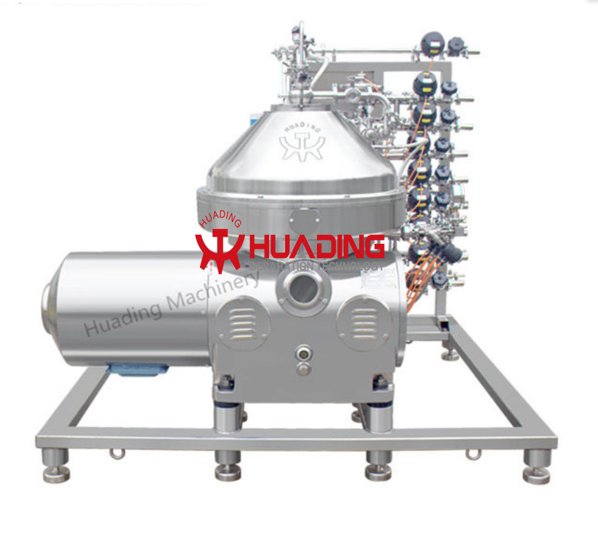 Huading series disc centrifuge separator continuous flow for coconut oil water Separation separator