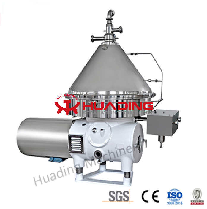 Huading series disc centrifuge separator continuous flow for coconut oil water Separation separator