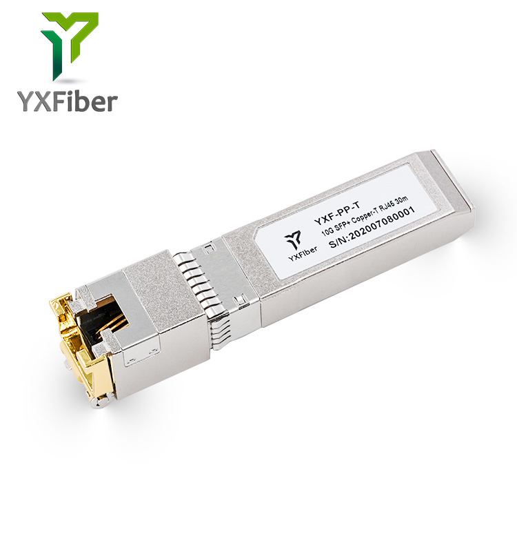 Network Switch 10Gbase-T 30M Copper SFP Module Cat6 Transceiver 10000 Mbit/s SFP 10G RJ45 Compatible SFP-10G-T-X