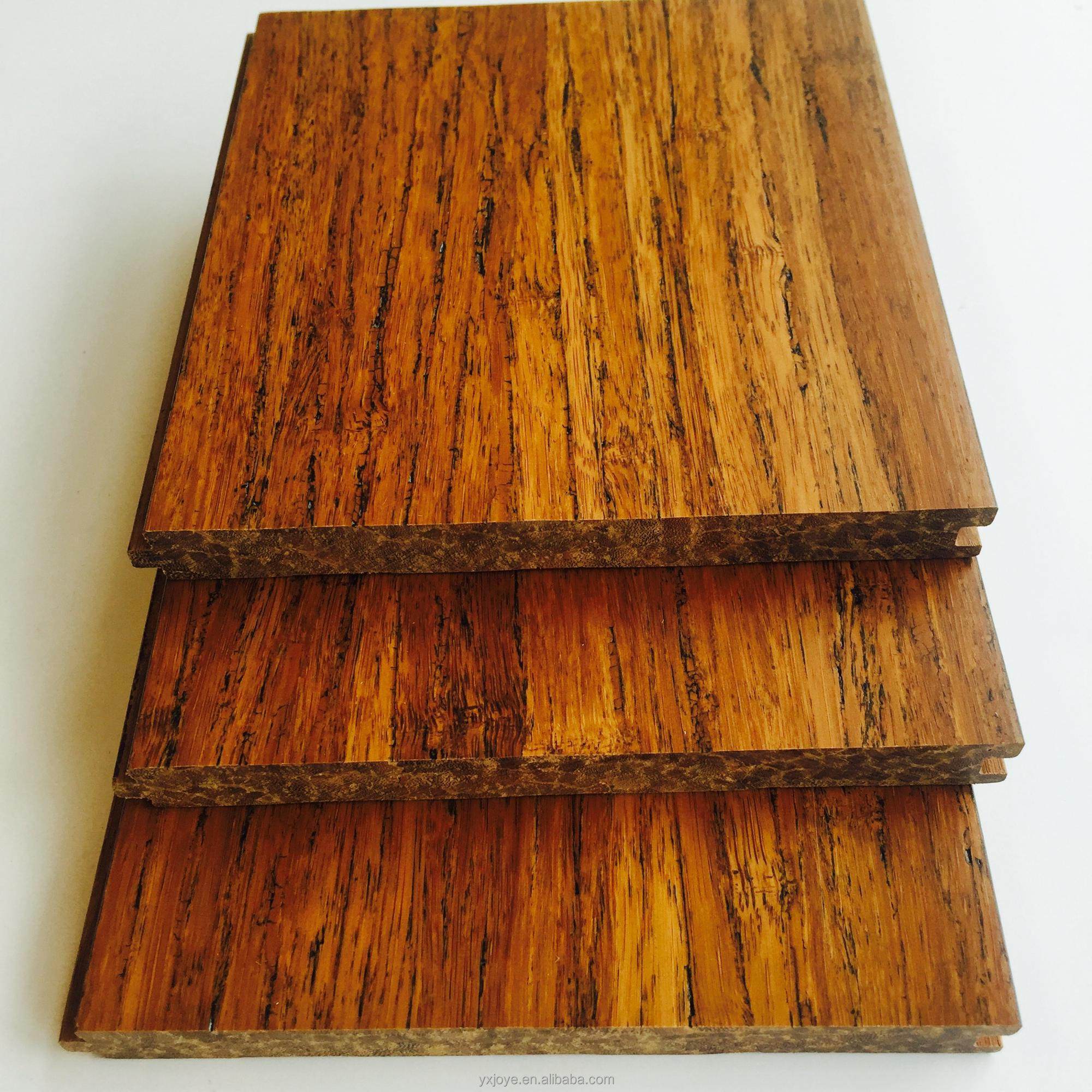 Strand woven distressed java bamboo flooring price