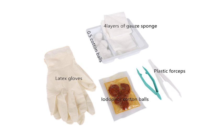 Disposable medical consumables of sterile dressing kit Dressing set