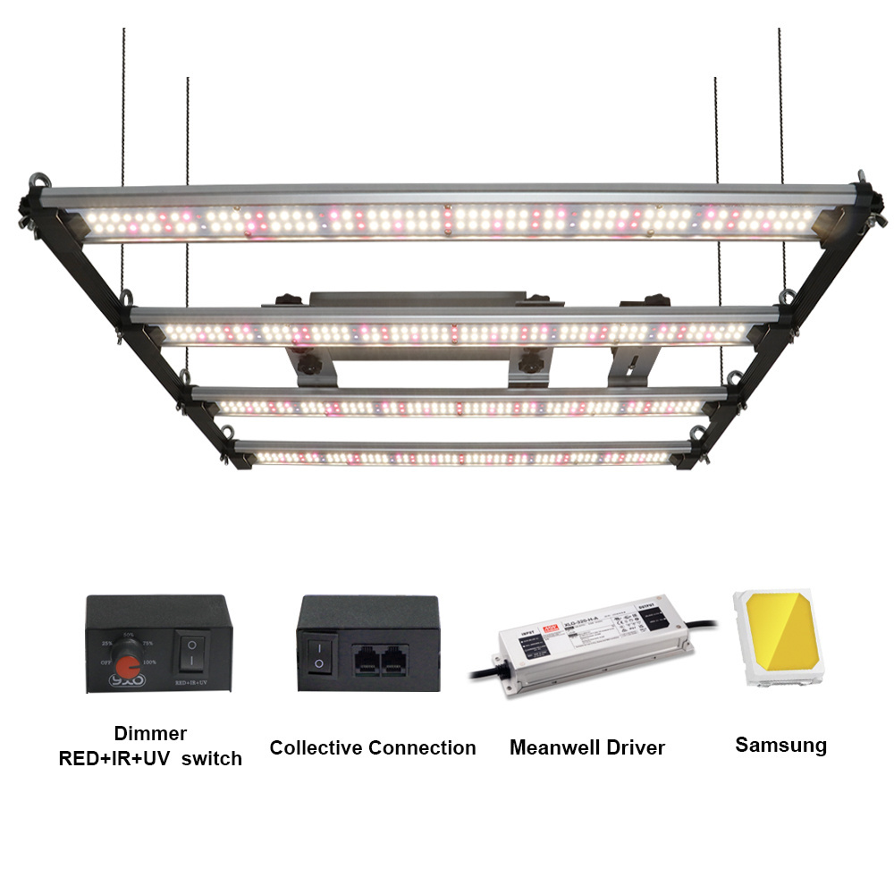 Professional LED Grow Light UV IR Full Spectrum LED Grow Light for Greenhouse Hydroponics Plant Eye Protect Glasses