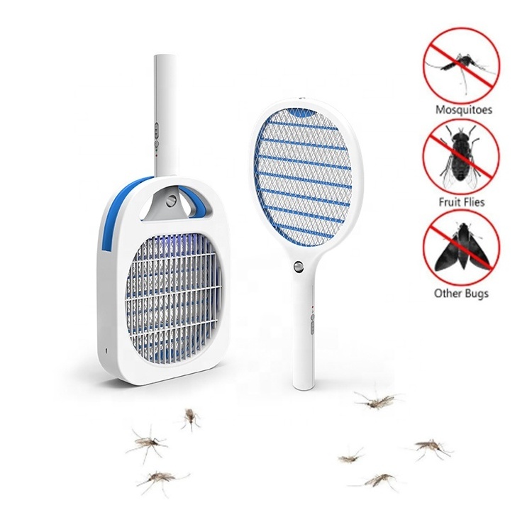 Bug Zapper Swatter CE ROHS MT01 Two in One OEM Racket Pest Control Lamp Rechargeable USB Cable Indoor Use Mosquito Killer Lamp