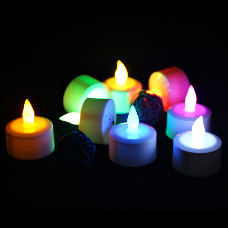 Flameless LED Candles Flickering Warm Yellow Battery-Powered Tea Light for Party Wedding Birthday Gifts and Home Decoration