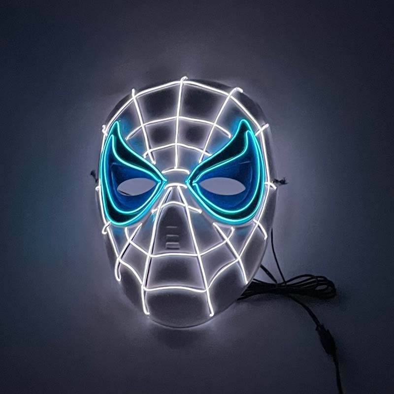 2023 Hot Sale Halloween Party Mask Spider-man Movie Costume Led Masks