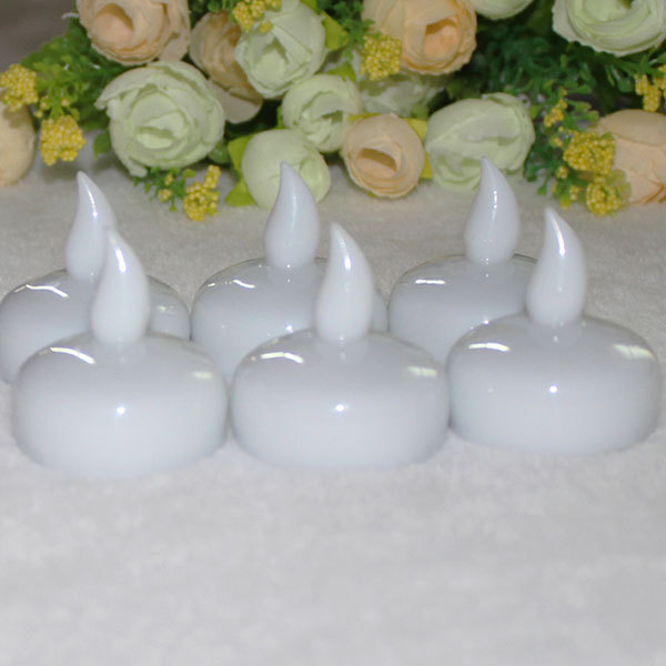 Wedding Party Decoration Fake Candles Waterproof Tea Lights Battery Operated Flameless Floating Led Candles