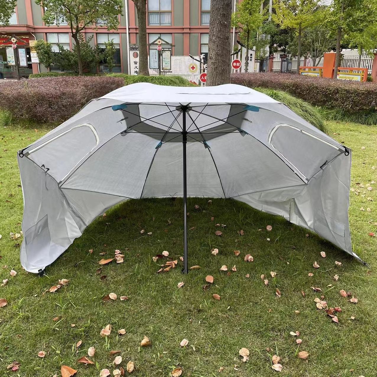 Outdoor Camping Portable Shelter Rain Protection Anti-UV 210D Oxford Sun Shade Kids And Adults Fishing Beach Umbrella Tent