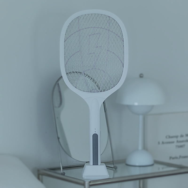 Rechargeable 2 In 1 Electric Fly Swatter USB Charging Racket Pest Control Fly Repellent UV Mosquito Killer Bat