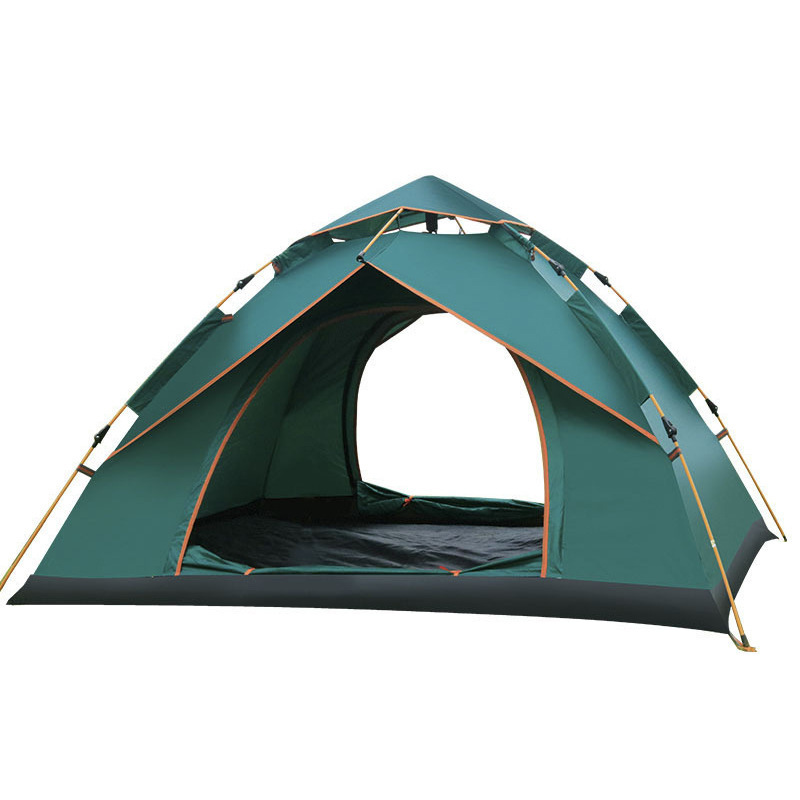 Camping Accessories Automatic Tent Outdoor Foldable Dark Green Automatic Picnic Nature Hiking Tent