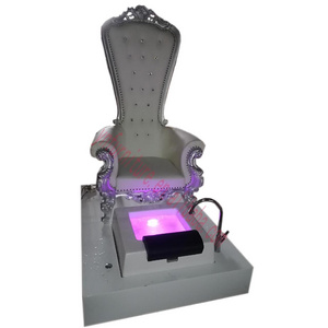 2023 New Style 5 Years Warranty Hot Sale Top White LED Spa Chair Pedicure Chair With Sink 10 Years Warranty