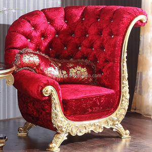 Top Quality Luxuary European Style Princess Royal Throne Chair With Diamond Buttons(HB500)