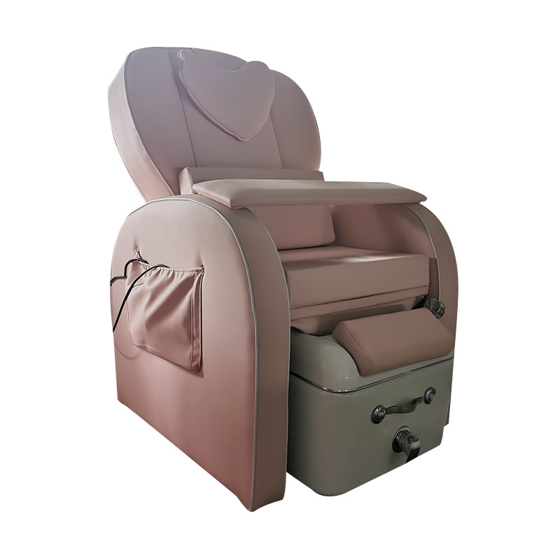 2023 New Style 5 Years Warranty Hot Sale Top White LED Spa Chair Pedicure Chair With Sink 10 Years Warranty