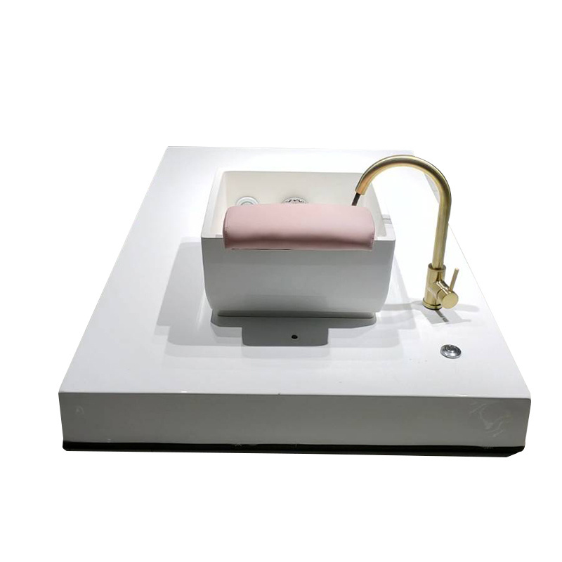 2022 New Style Hot Sale Gold Top Quality SPA Pedicure Bowl With Platform&LED&JET 10 Years Warranty