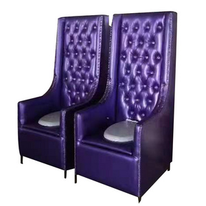 2023 Latest European Style  5 Years Warranty  Top Quality Purple Steam Chair Throne Chair Manicure Chair