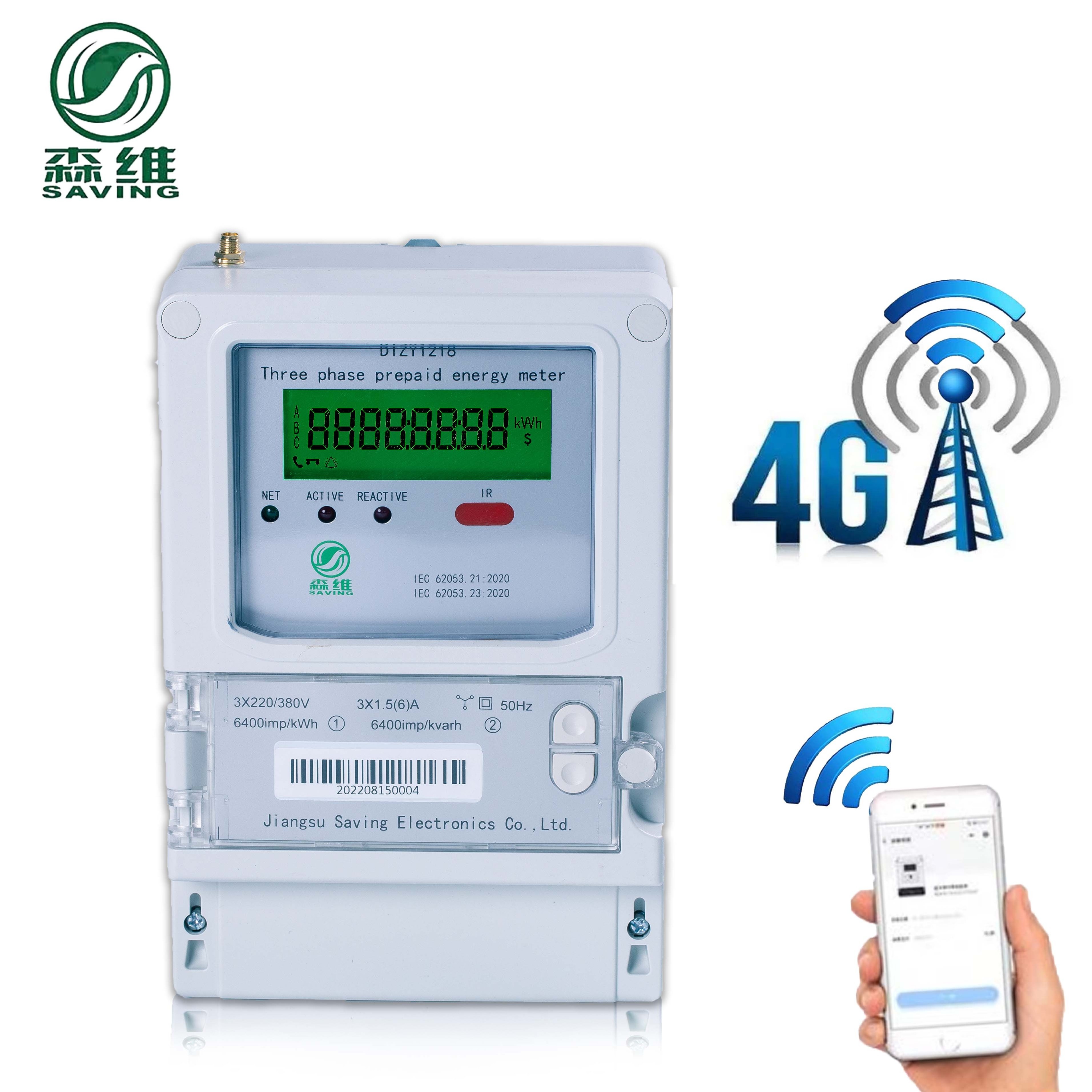 Cheap Factory Price Three Phase Wifi Energy Meter 3 Phase Energy Meter Iot Power Smart Meter With Gsm Card