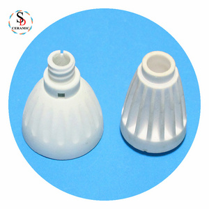 Customized Electric Porcelain Alumina Ceramic Insulating Lamp Shell