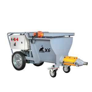 X6 cement mortar spray gun/cement mortar spraying machine/mortar spray machines cement