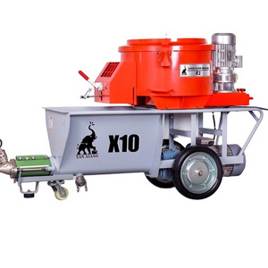 X10  small concrete pump machine/cement spray plaster machine/cement mortar plastering machine