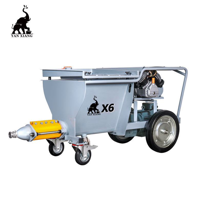 X6 cement mortar spray gun/cement mortar spraying machine/mortar spray machines cement