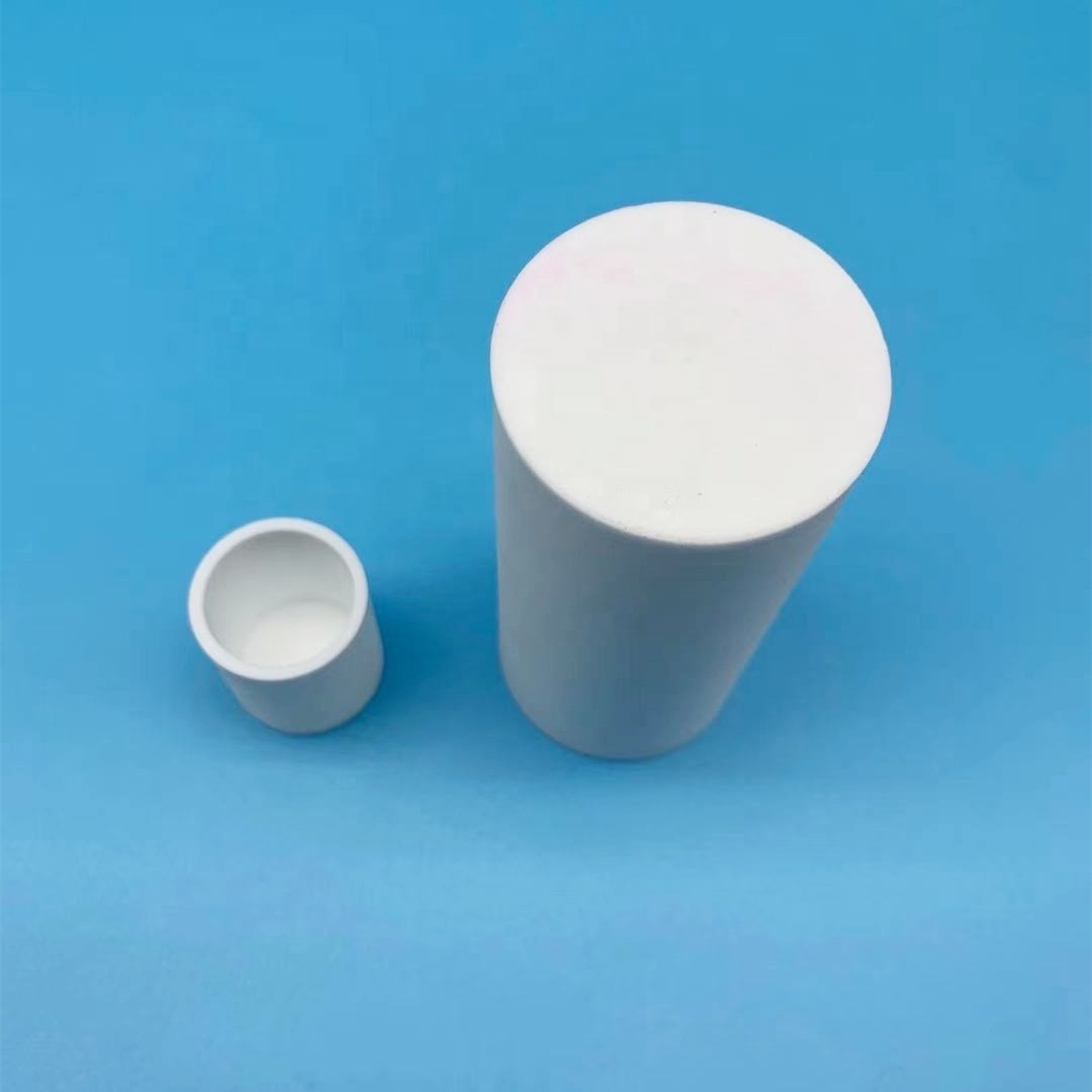 MgO Ceramic Magnesium Oxide Ceramic Crucible Tube