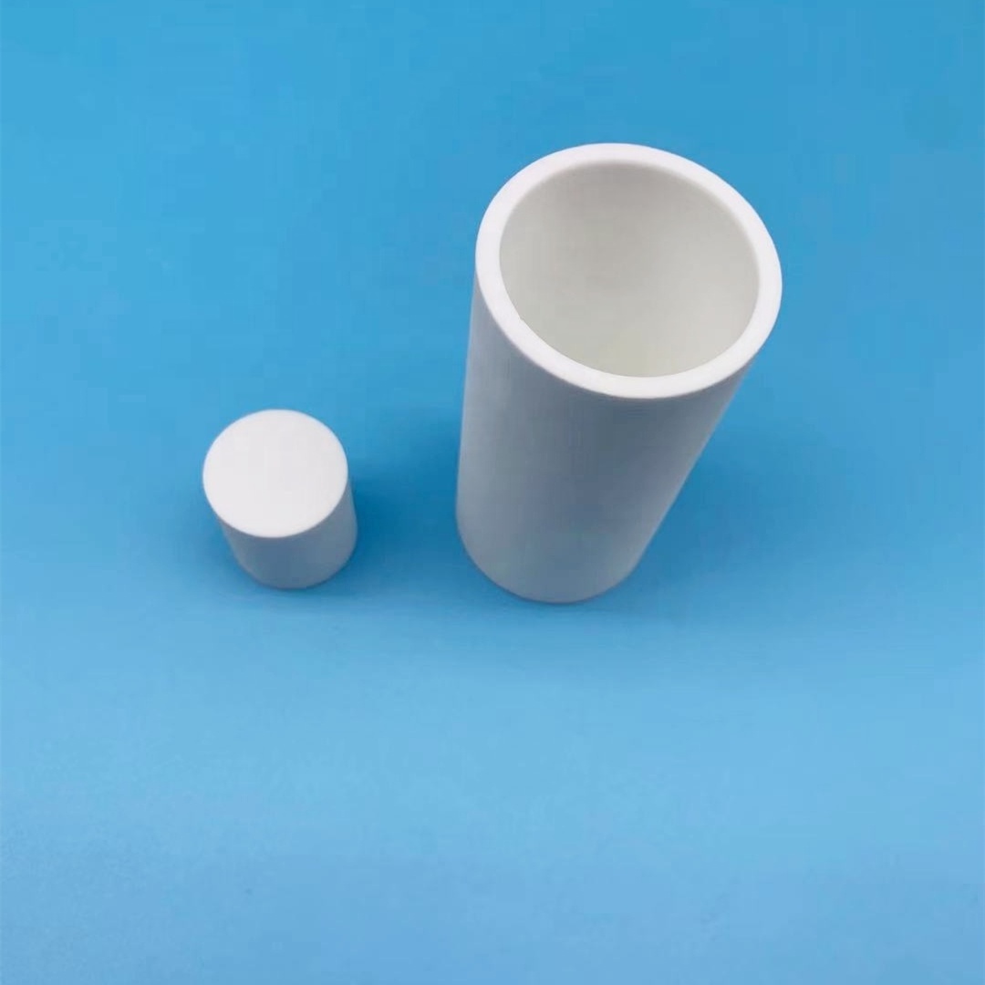 MgO Ceramic Magnesium Oxide Ceramic Crucible Tube