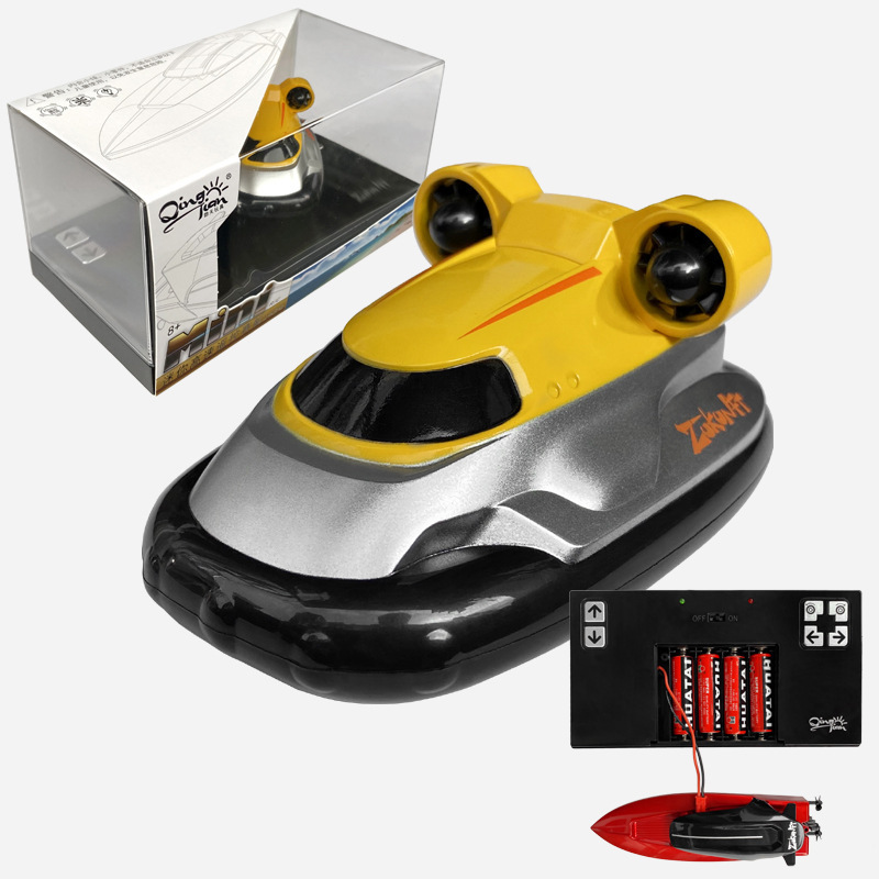 RC Racing Boat With Led Light For Pools And Lakes 4 Channel 2.4Ghz Remote Control High Speed Rc Motorboat