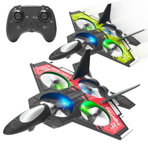 New S98 One Key Take Off 6-Axis Radio-Controlled Fixed Height Stunt Glider Fighter Jet Foam Quadcopter Rc Plane Airplane Toy