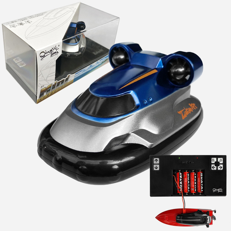 RC Racing Boat With Led Light For Pools And Lakes 4 Channel 2.4Ghz Remote Control High Speed Rc Motorboat