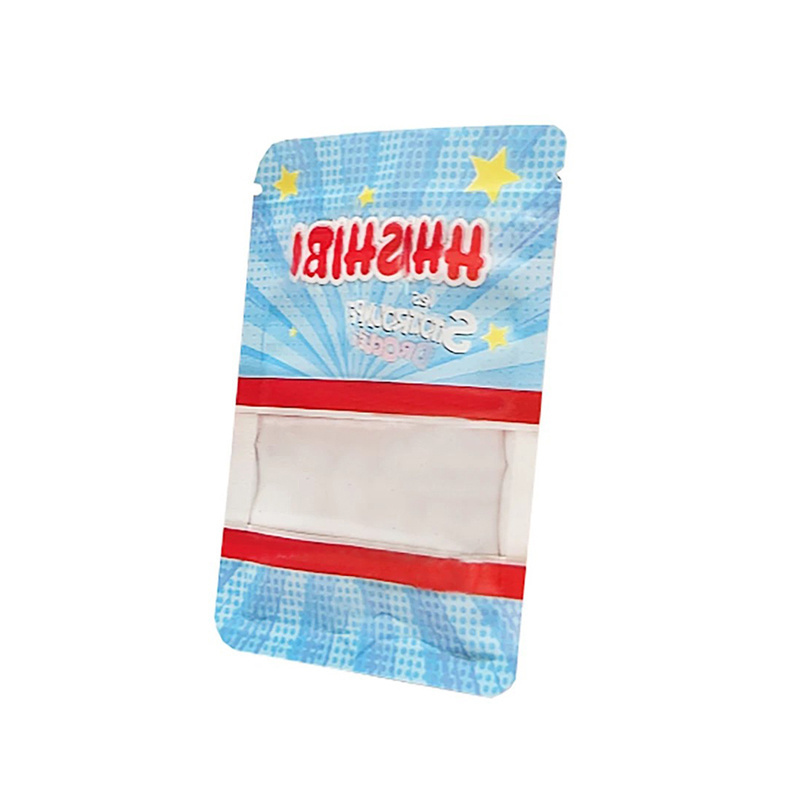 Stock 100Pcs/Pack 35 Styles Small Zipper Edibles Food Storage Mylar Bags Custom Printed Zip Lock Plastic Packaging Pouches