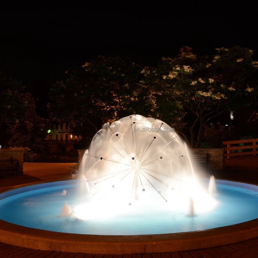 Dandelion Fountain Stainless Steel Floating Ball Water Music Fountain