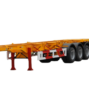 China Manufacturer Transport 20 foot 40 ft container chassis skeleton trailer with container lock semi trailer truck