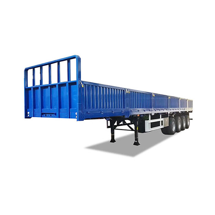 3 Axle 4 Axle Side Wall Truck Trailer Enclosed New Used Sidewall Fence Cargo Semi Trailer Side Wall Bulk Cargo Trailer