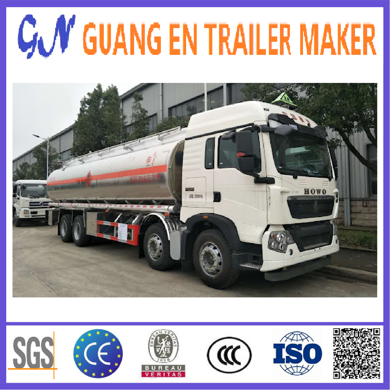 Good Product HOWO  6*4 8*4 28 cbm 400hp Water/Oil Tank Truck Used Diesel Gasoline Fuel Tanker for Sale