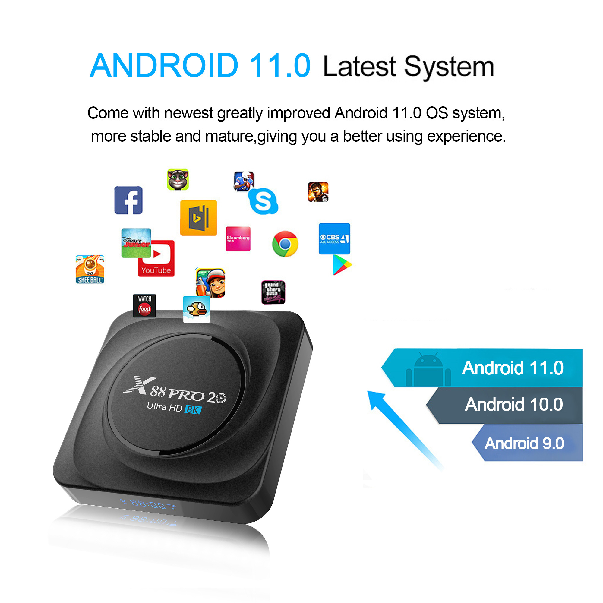 box tv android 8gb 128gb rk 3566 android tv boxes 1000 ethernet android tv box 8k 4GB 32GB customize launcher