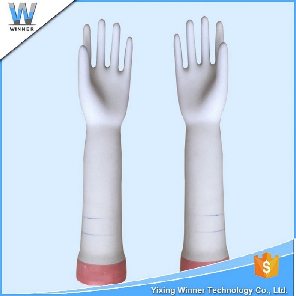 China Ceramic Glove Hand Mold Industry Ceramics Factory produces nitrile latex surgical glove mold