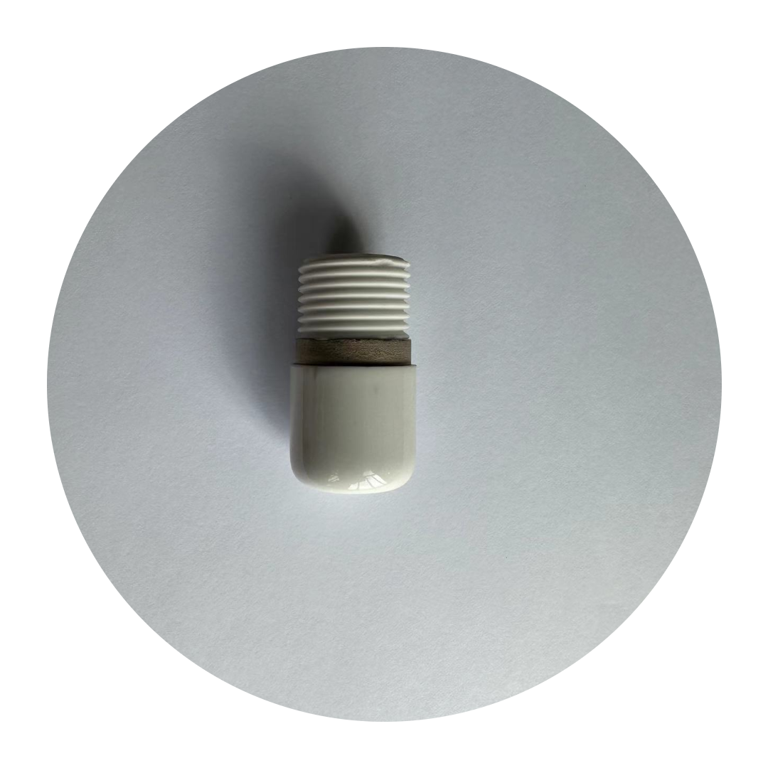 95% Alumina Vacuum Metallized Ceramic Vacuum Metal Sealed Parts