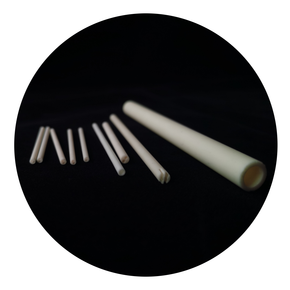 High Temperature Alumina Ceramic Tubes al2o3 Ceramic Insulator pipes