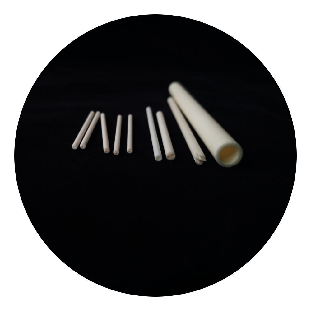 High Temperature Alumina Ceramic Tubes al2o3 Ceramic Insulator pipes