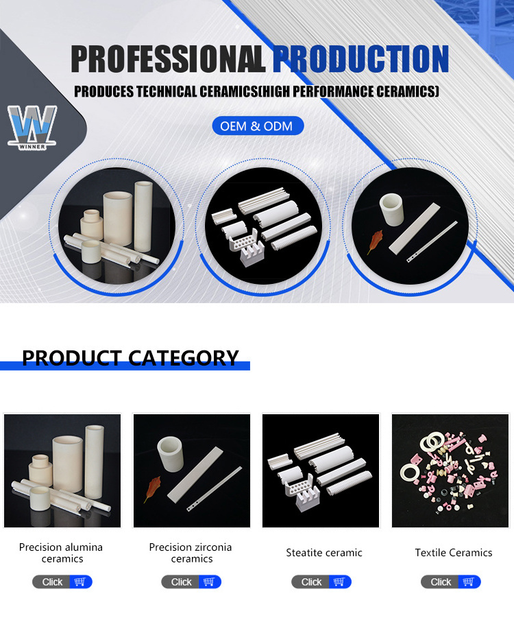 95% Alumina Vacuum Metallized Ceramic Vacuum Metal Sealed Parts