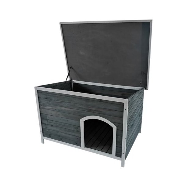 Wooden Crate Outside Dog Kennel Dog Carrier Cage Wood Large Moden Dog Kennels Large Outdoor House With Cover Or Roof