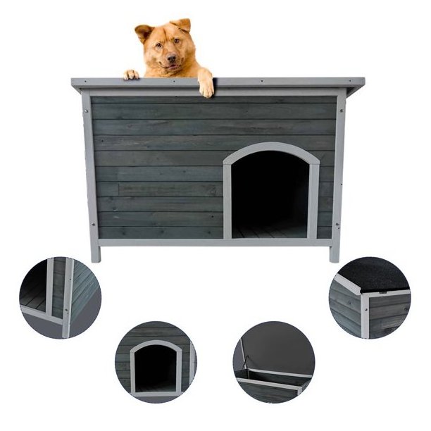 Wooden Crate Outside Dog Kennel Dog Carrier Cage Wood Large Moden Dog Kennels Large Outdoor House With Cover Or Roof