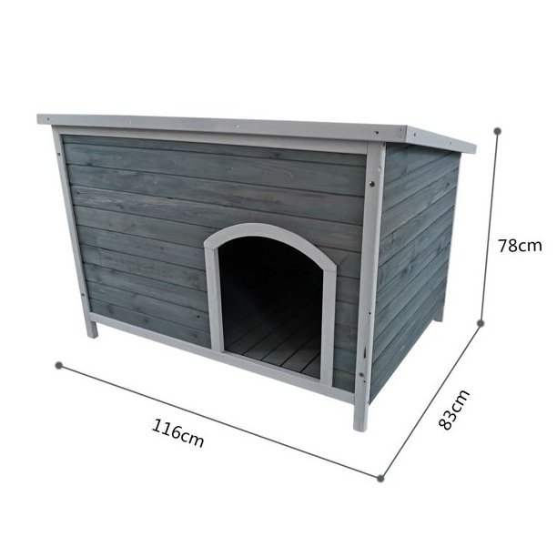 Wooden Crate Outside Dog Kennel Dog Carrier Cage Wood Large Moden Dog Kennels Large Outdoor House With Cover Or Roof