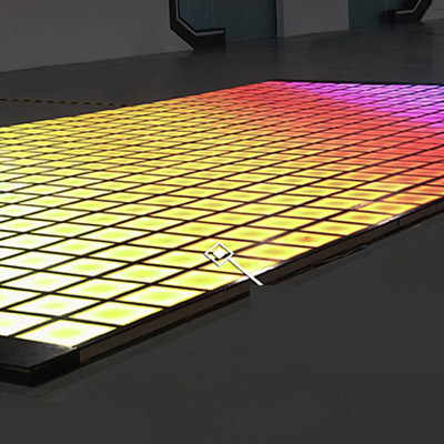 Hot Selling Led Dance Floor Lights Mat 30w Glass Party Screen Dance Floor Customizad Size Display Stage Dance Floor Lights