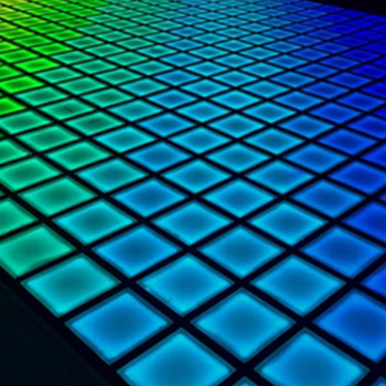 Hot Selling Led Dance Floor Lights Mat 30w Glass Party Screen Dance Floor Customizad Size Display Stage Dance Floor Lights